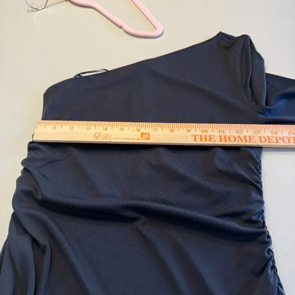 J. Crew One-shoulder dress in jersey crepe Size Small - Picture 7 of 13